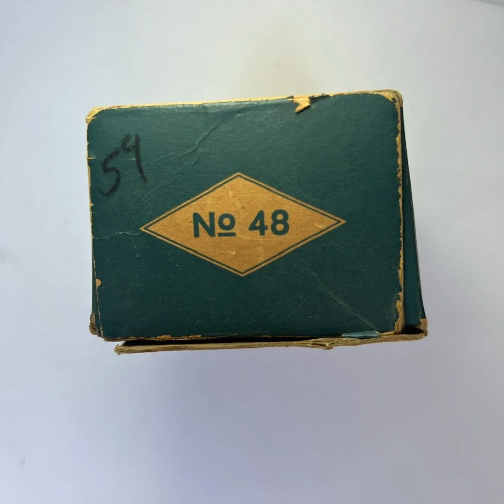 VTG Crayola Rubens No 48 Prewar Box Rare Retired Colors Prussian Blue Flesh Etc
